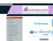 Tablet Screenshot of eurobalance.de